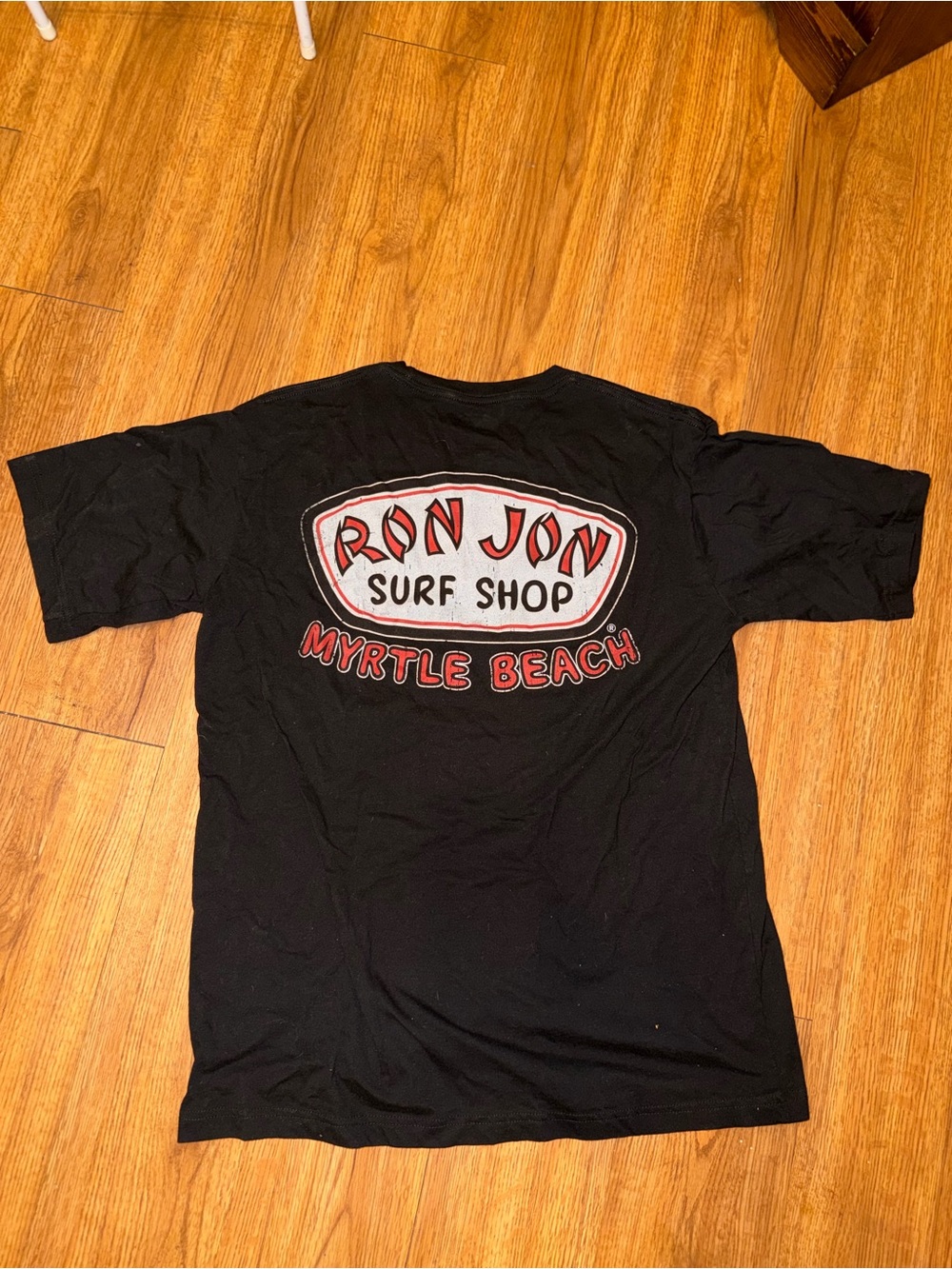 Ron Jon Surf Shop Myrtle Beach Black Graphic Tee sz L